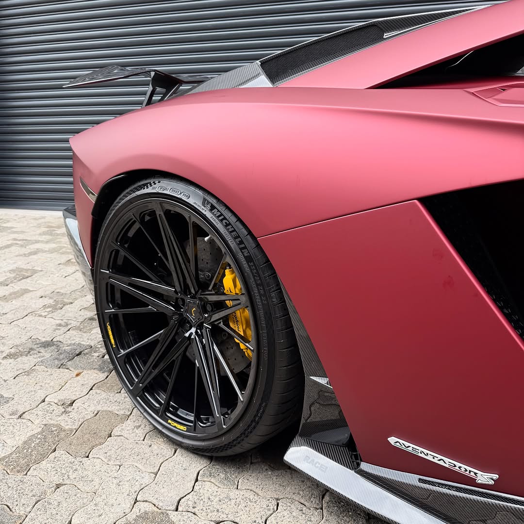 DPPF806 - Satin Liquid Metallic Blood Red [DRY APPLY] - Inozetek USA