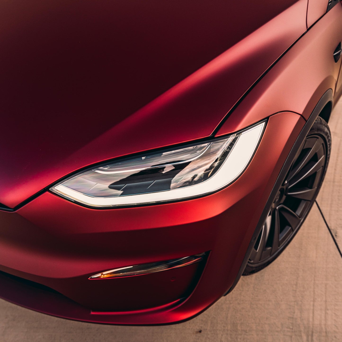 DPPF806 - Satin Liquid Metallic Blood Red - Inozetek USA